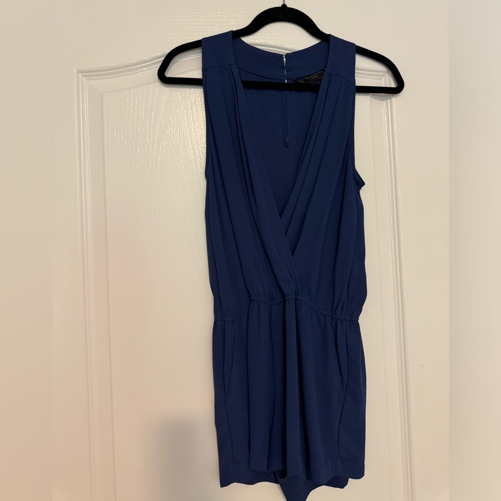 BCBG Navy Blue Romper XS